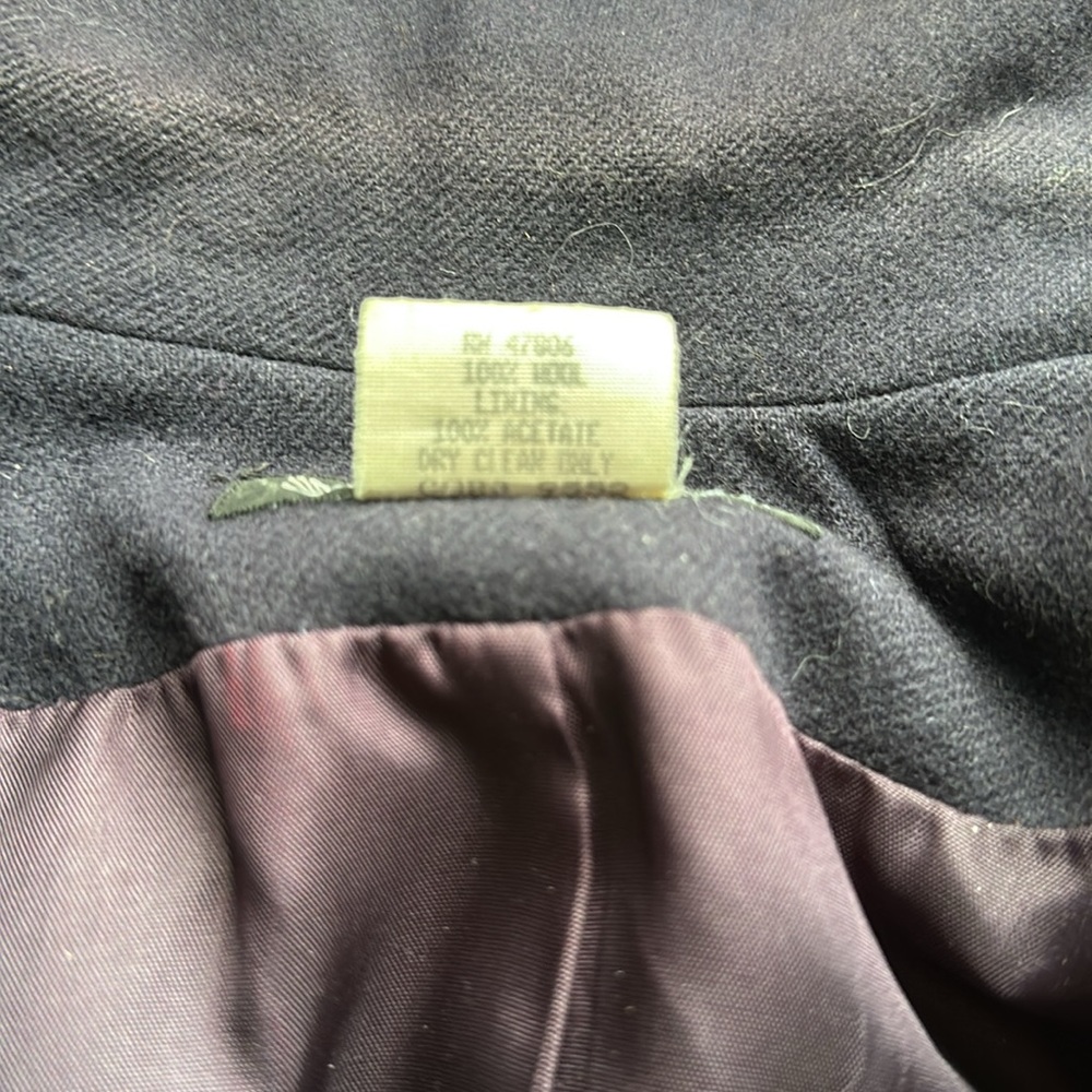 🌷🌷Vintage 100% Wool Savannah Pea Coat🌷🌷 - Picture 10 of 10